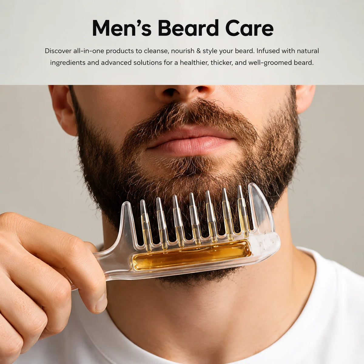 2-in-1 Hair Oil Applicator Comb