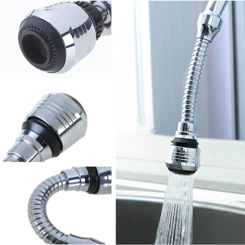 360 Rotating Adjustable Faucet Kitchen Bathroom Adapter