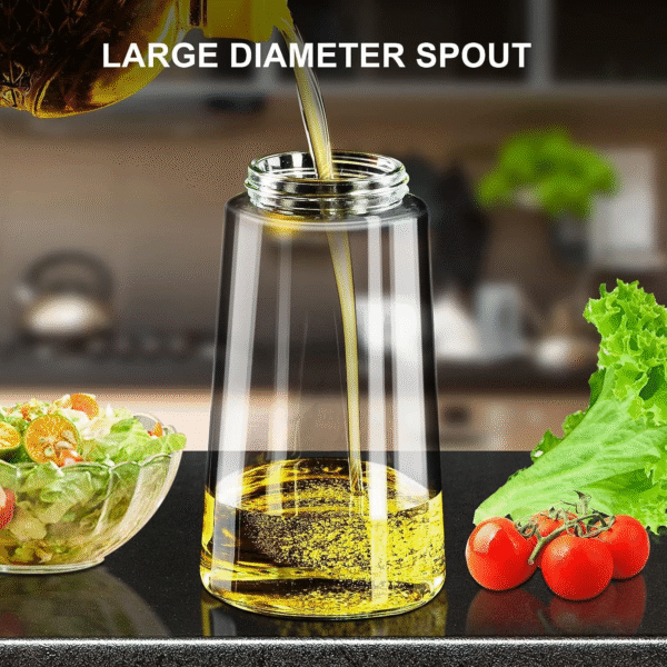 2 in 1 Glass Oil Spray Dispenser 450ml for Healthy Cooking