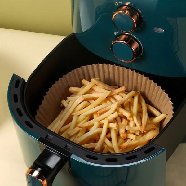 Air Fryer Baking Paper 50Pcs Non Stick Parchment Sheets Round