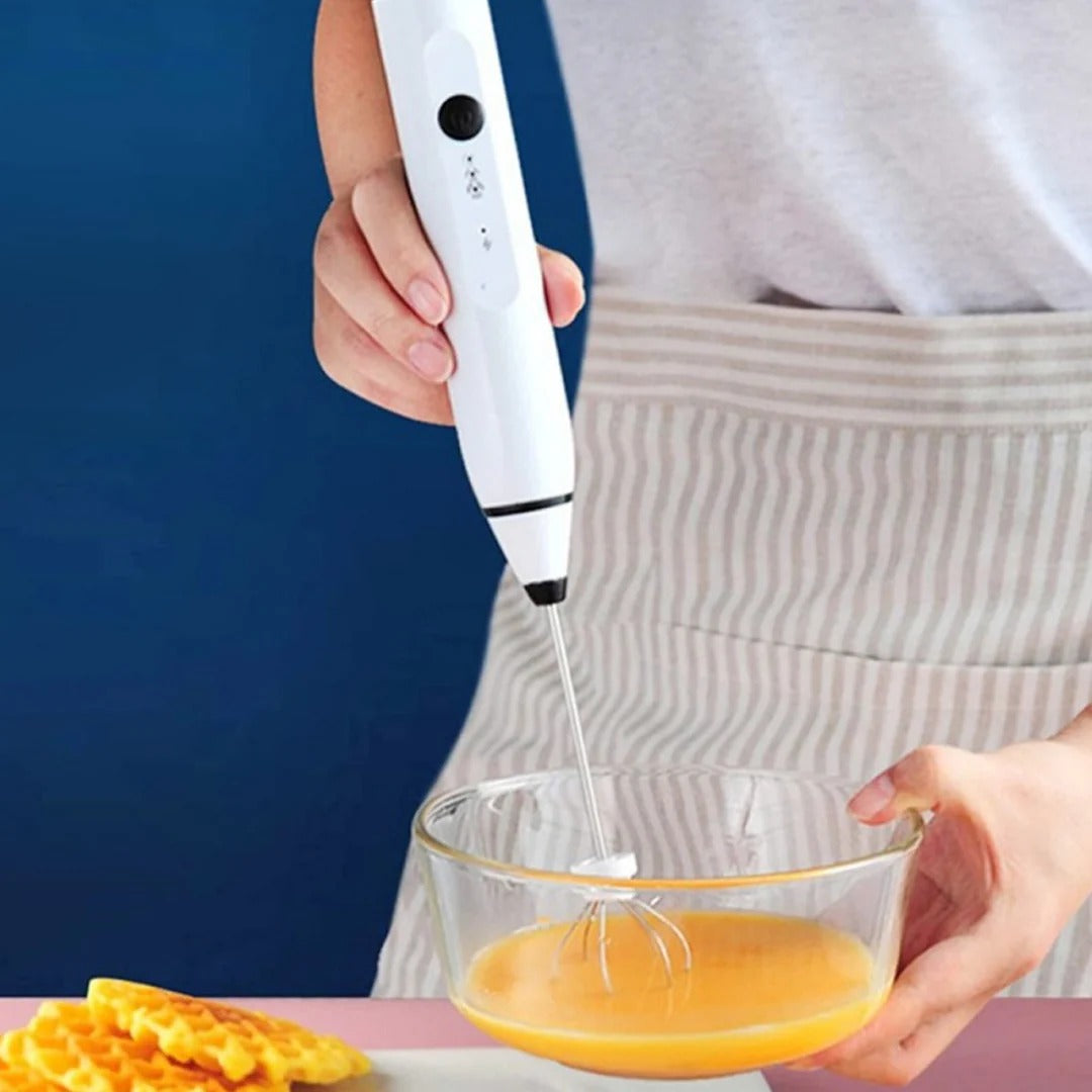 Coffee Beater & Milk Frother Rechargeable with 3 Speeds