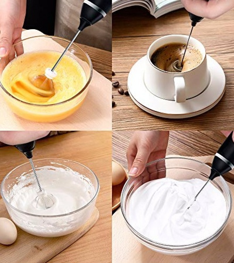 Coffee Beater & Milk Frother Rechargeable with 3 Speeds