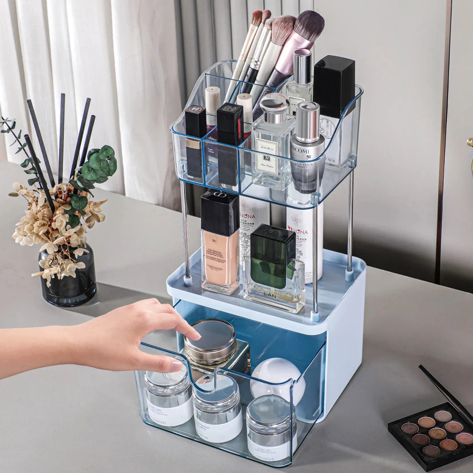 Luxury 3-Tier Cosmetic & Skincare Organizer
