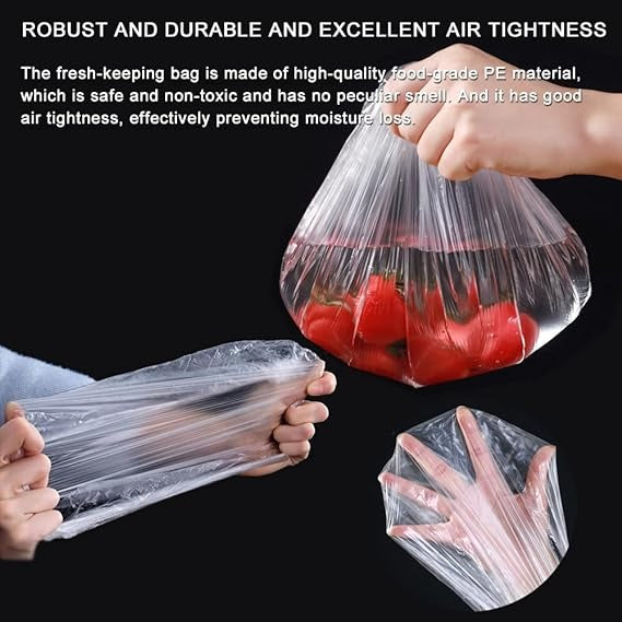 Disposable Food Storage Covers Transparent Plastic Bowl Cover