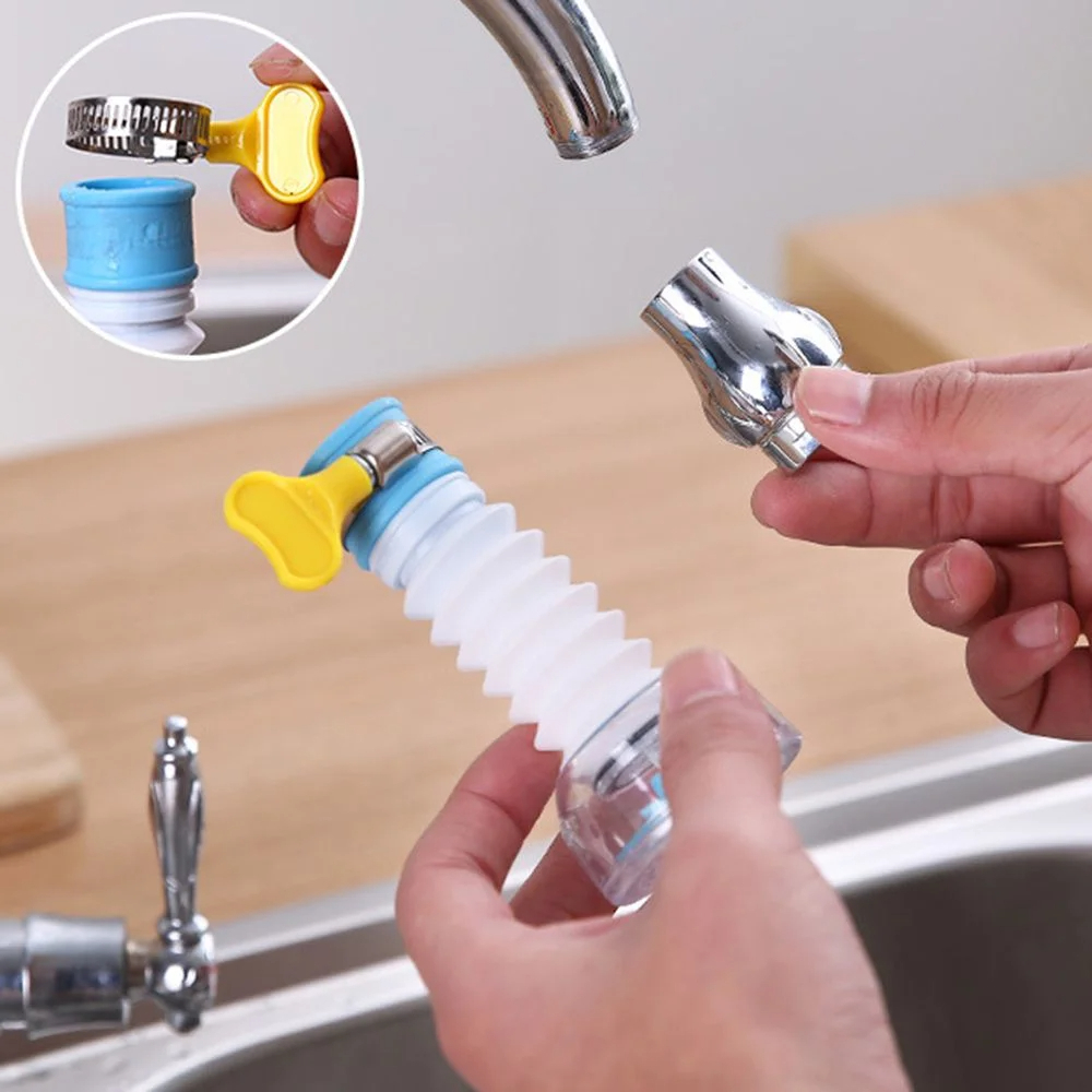 Faucet Foldable 360 Degree Rotation Water Saving Faucet Sprayer