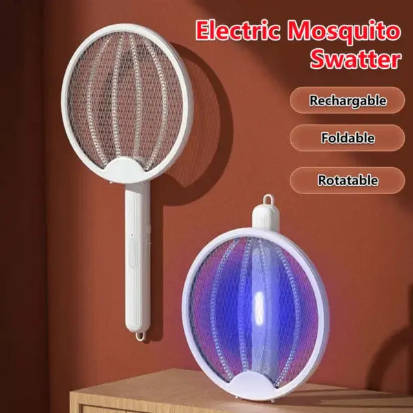 Foldable Mosquito Racket 3 in 1 USB Electric Insect Killer