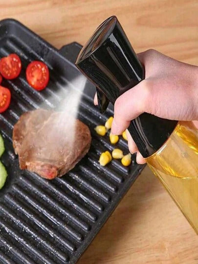 Oil Sprayer Bottle 200ml for Cooking Continuous Fine Mist Spray