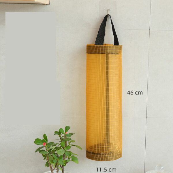 Grocery Storage Bag Dispenser Hanging Polyester Bag Organizer