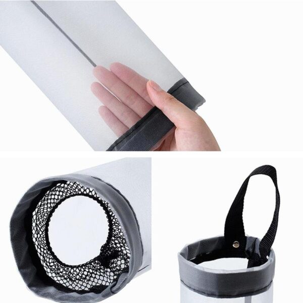 Grocery Storage Bag Dispenser Hanging Polyester Bag Organizer