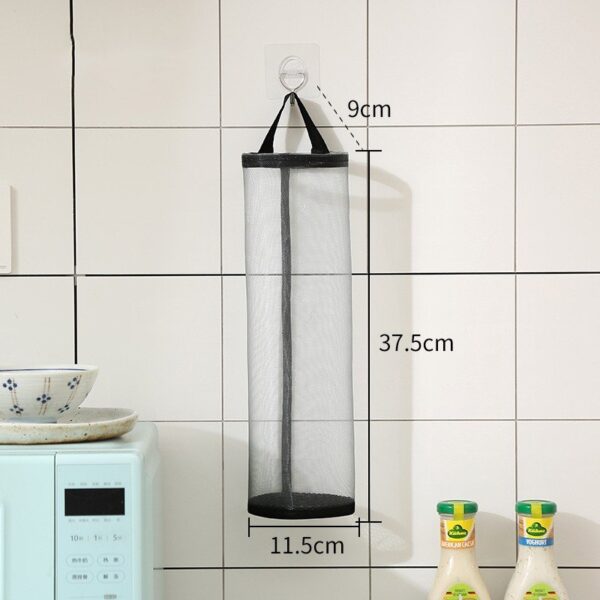Grocery Storage Bag Dispenser Hanging Polyester Bag Organizer
