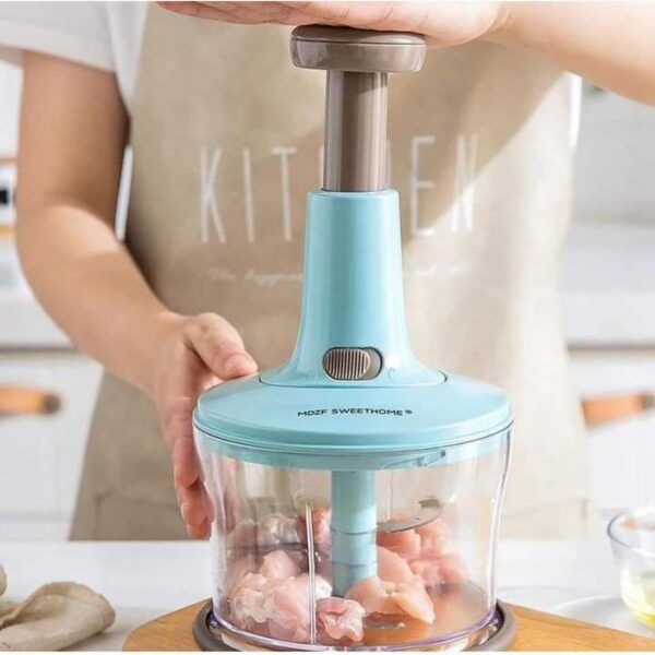 Hand Press Food Chopper 1500ml & 2000ml Manual Vegetable