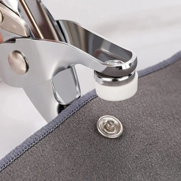 Metal Snap Button Plier with 50 Buttons Hand Press Tool Kit