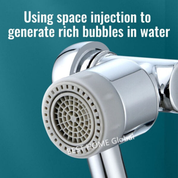 Multi Functional Anti Splash Rotating Faucet 1080° Water Saver