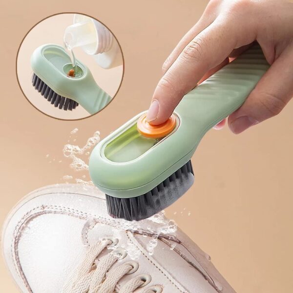 Multifunction Cleaning Brush with Automatic Liquid Discharge