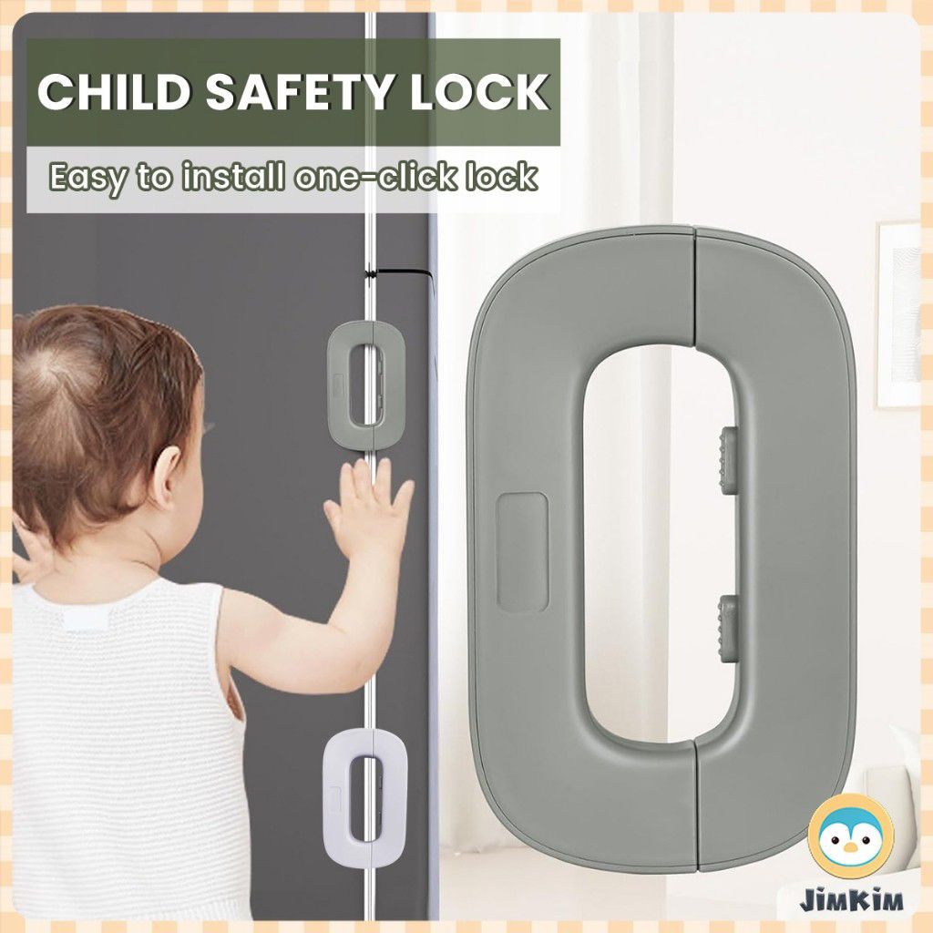 Pack of 2 Fridge Lock & Child Safety Cabinet Lock for Baby Protection