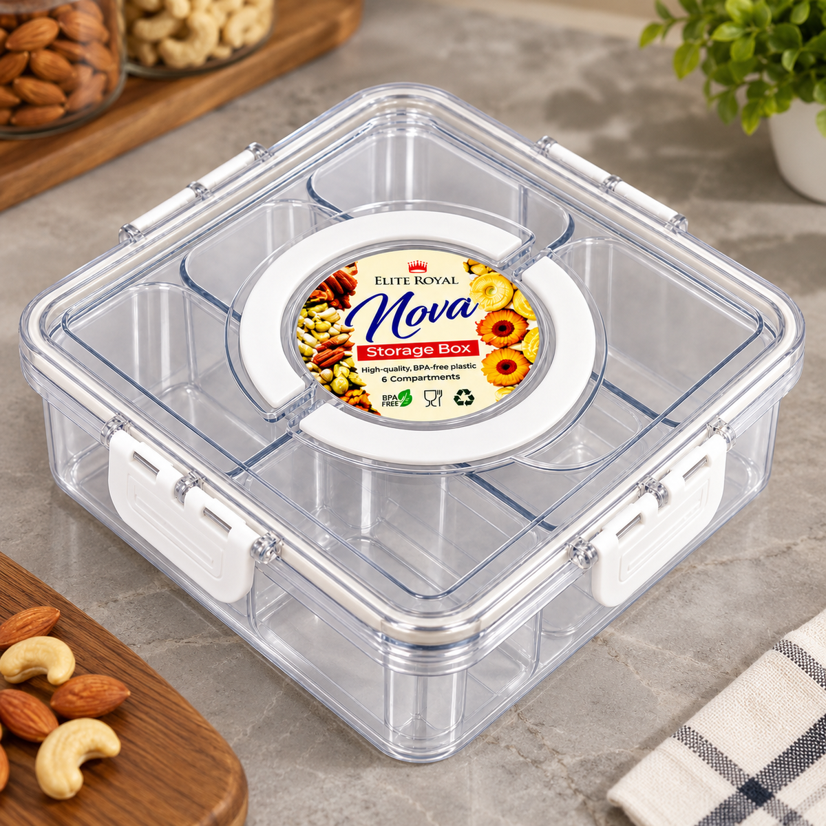 Nova Dry Fruit Storage Box Airtight Container