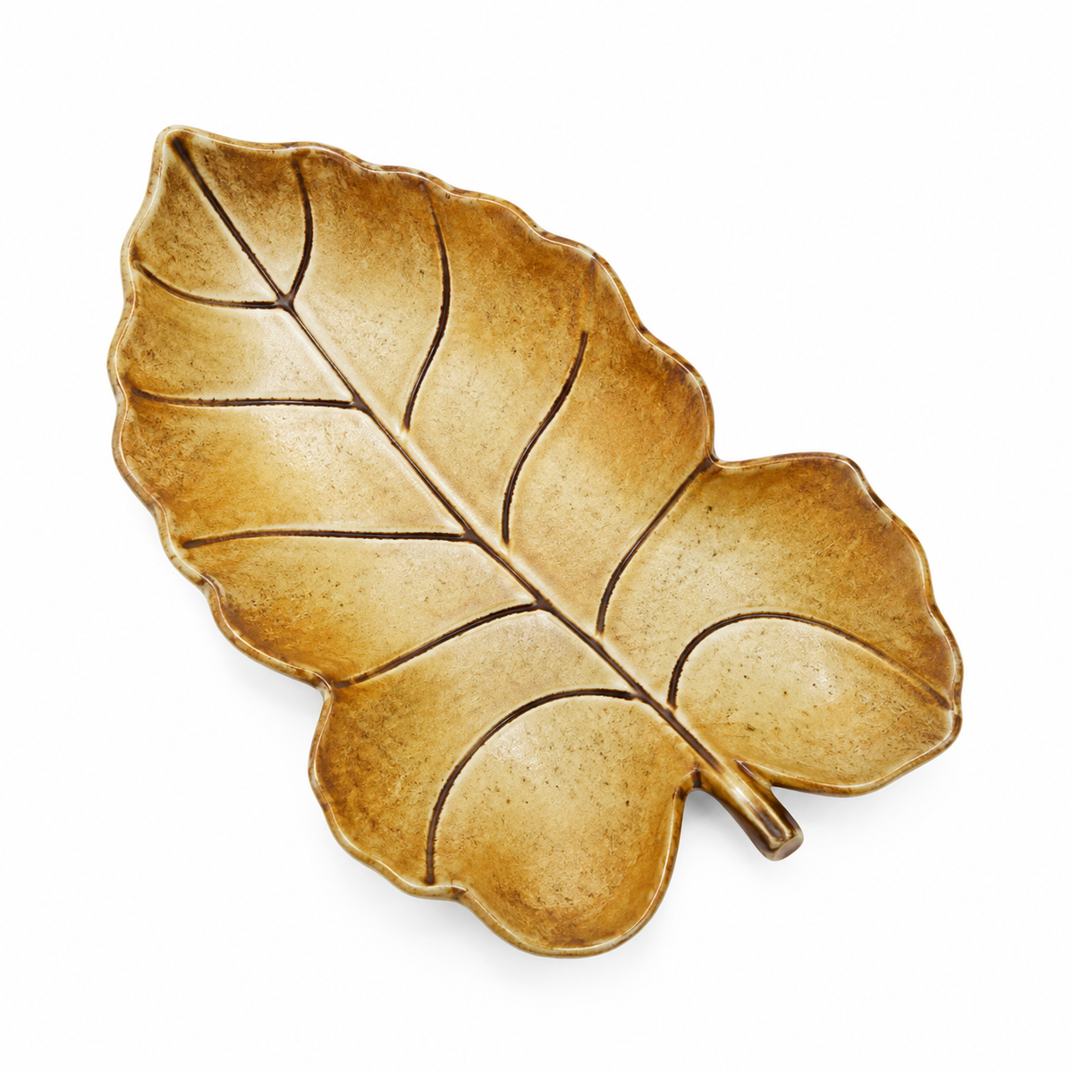 Pear Shaped Leaf Decorative Tray for Home & Table Decor