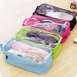 Shoe Bag for Travel Waterproof Dustproof Large Zipper Pouch