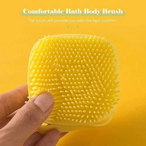 Silicone Bath Body Brush with Soap Dispenser Exfoliating