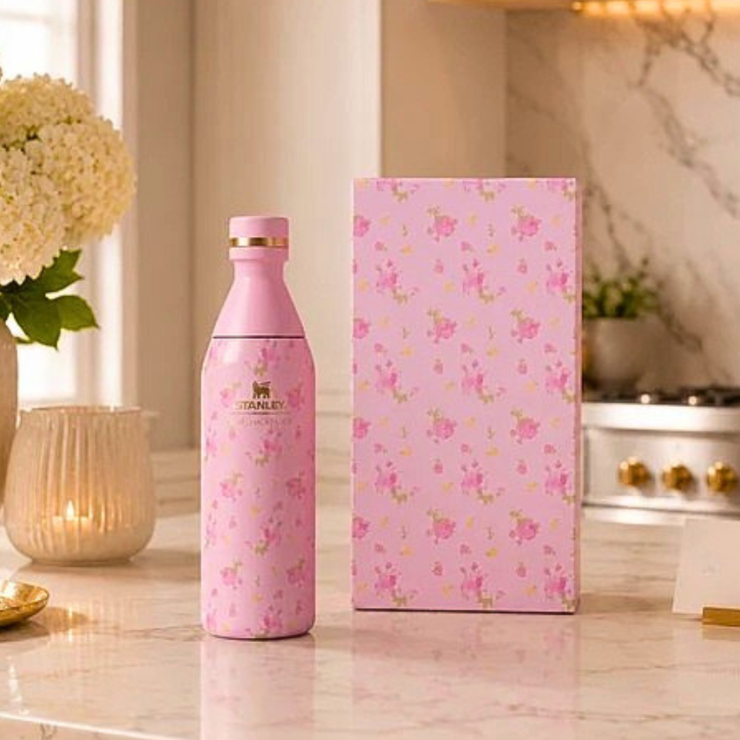 Stanley X LoveShackFancy All Day Slim Bottle 550ML