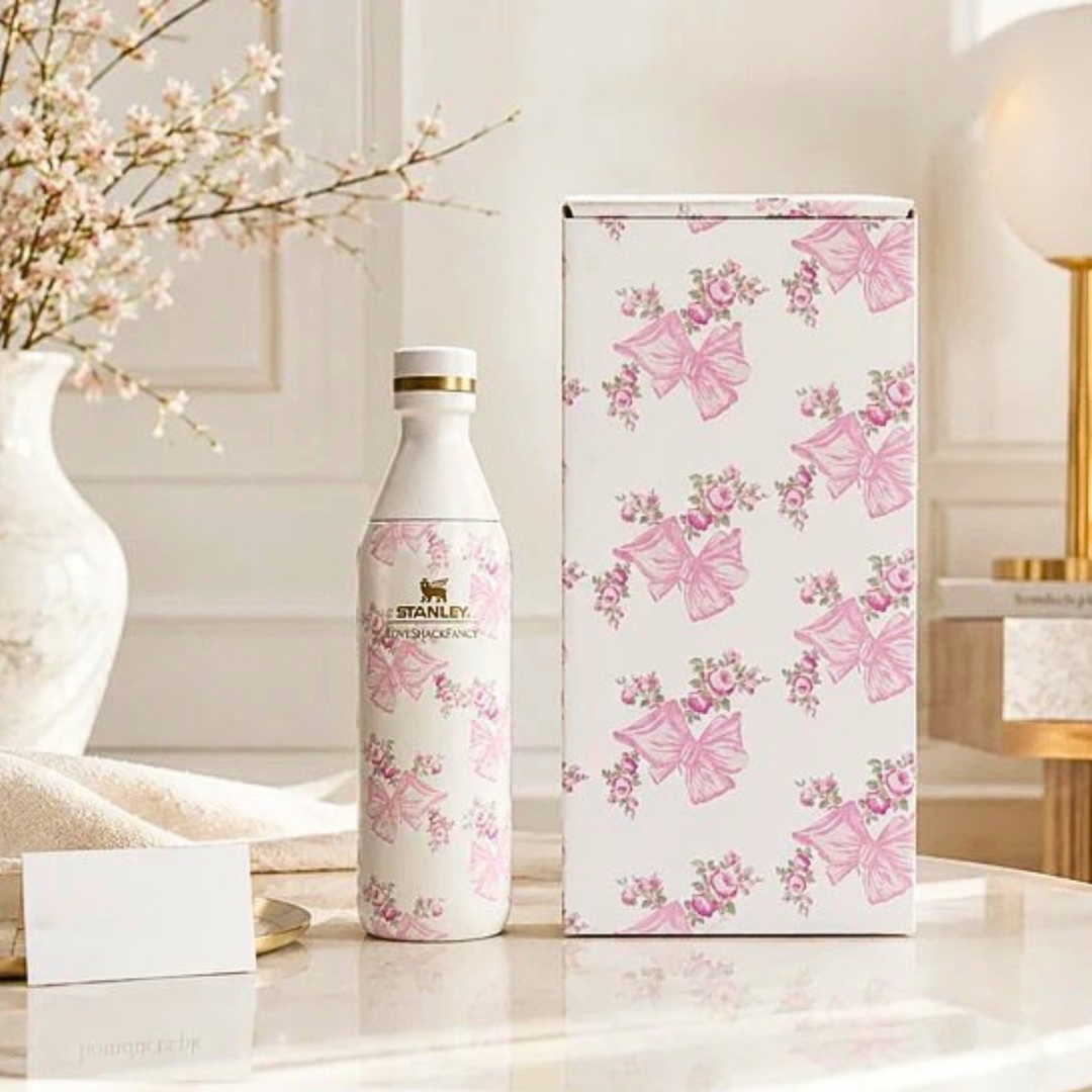 Stanley X LoveShackFancy All Day Slim Bottle 550ML