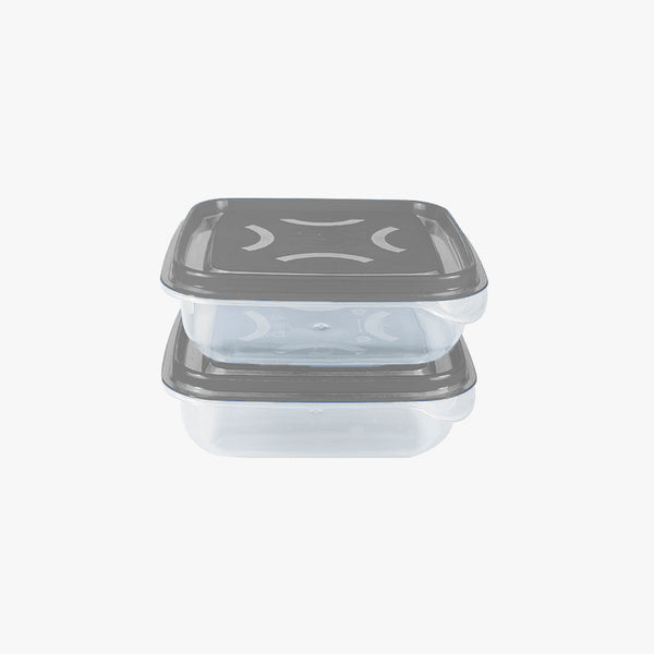 Thumb Lock Plastic Food Containers Set of 7 with Airtight Lids