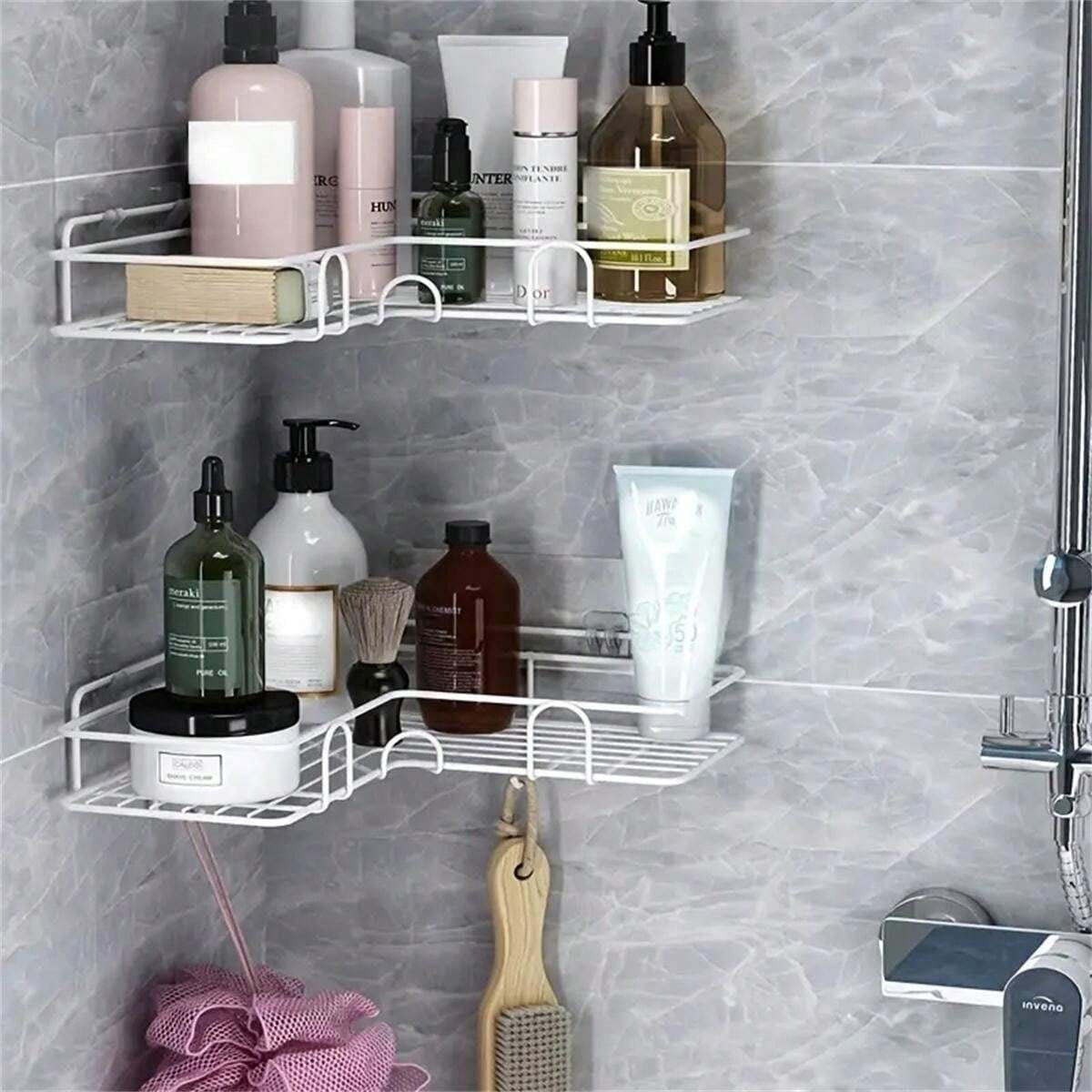 Triangular Self-Adhesive Corner Shelf