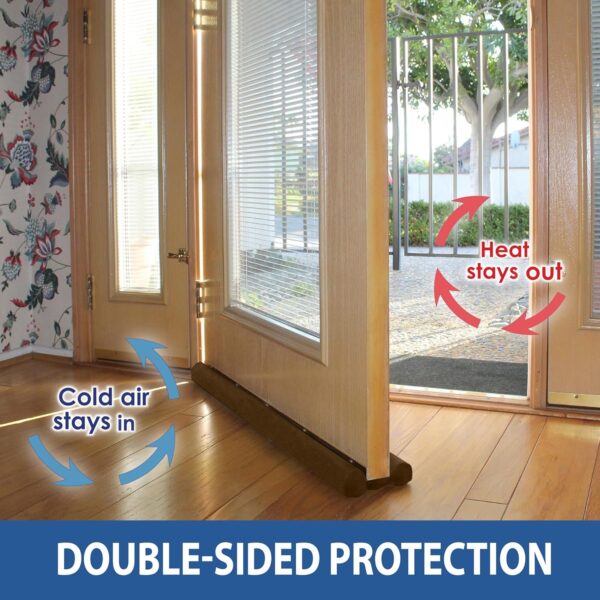 Twin Draft Guard 40 Inches for Door Insulation Draft Blocker