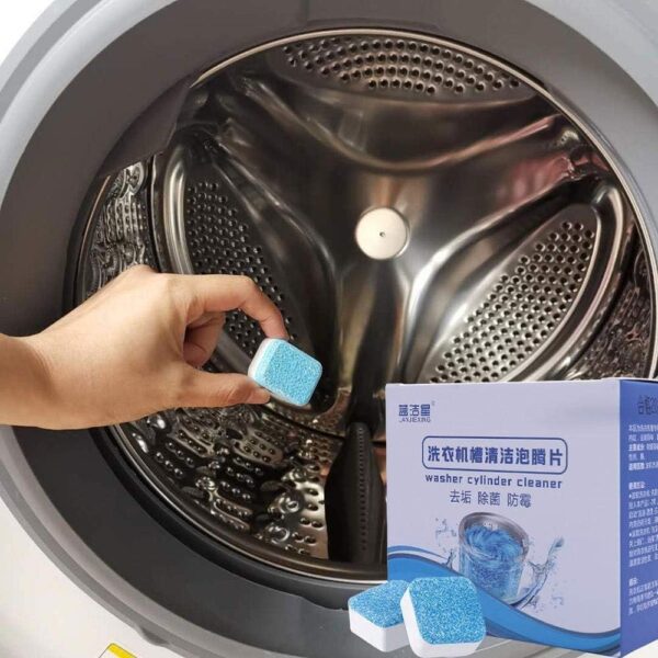 Washing Machine Cleaning Tablets 12 Pcs Deep Drum Cleaner