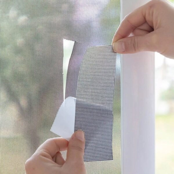 Window Screen Net Repair Tape Self Adhesive Fiberglass Mesh