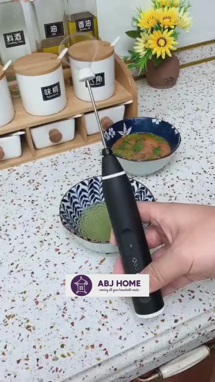 Coffee Beater & Milk Frother Rechargeable with 3 Speeds