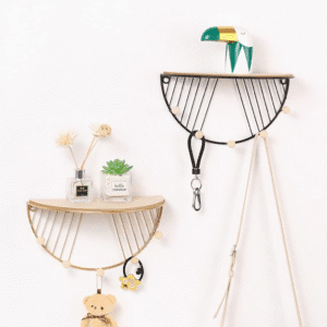 Nordic Style Wood Shelves Wall Home Living Room Decoration