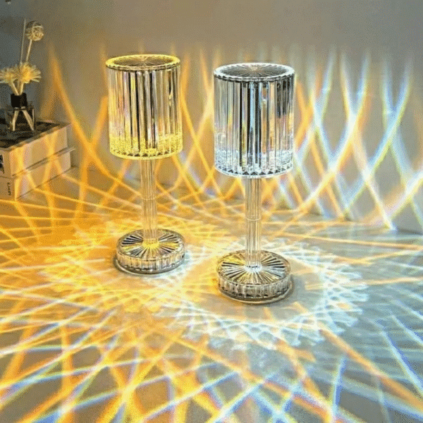 RGB Diamond Lamp with Touch Control | Multi-Color Rechargeable LED Table Lamp - Image 7