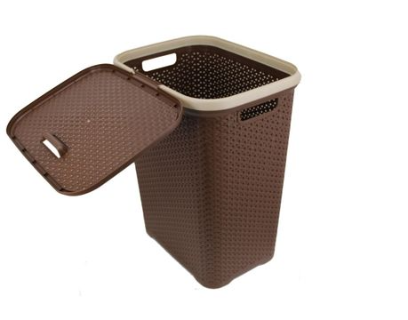 Large Laundry Basket with Lid - Dust-Proof, Portable Storage Solution for Clothes, Toys, Groceries, Kitchen, and Bath Accessories - Image 2