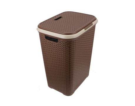Large Laundry Basket with Lid - Dust-Proof, Portable Storage Solution for Clothes, Toys, Groceries, Kitchen, and Bath Accessories - Image 6