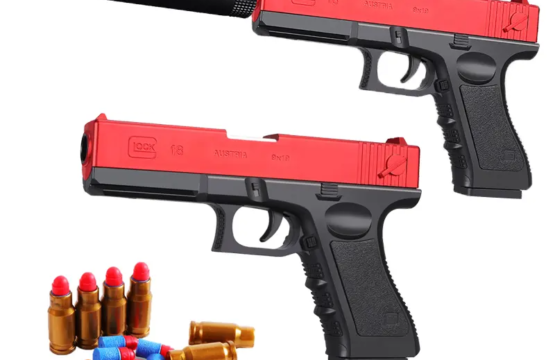 Toy Gun with suppressor for Children - Safe Foam Dart & Gel Ball Blaster, Long-Distance Shooting, High-Quality ABS Plastic, Perfect Gift for Kids - Image 6