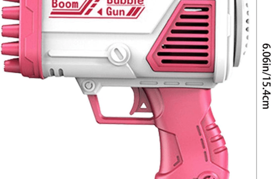 32 Hole Bubble Gun - Electric Bubble Gun Bazooka Cannon Shape, Bubble Machine for Outdoor Play, Pool, Bath Toy, Children's Birthday Gift - Image 4