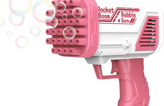 32 Hole Bubble Gun - Electric Bubble Gun Bazooka Cannon Shape, Bubble Machine for Outdoor Play, Pool, Bath Toy, Children's Birthday Gift - Image 2