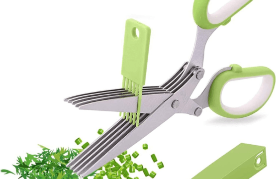 Multipurpose 5 Blade Kitchen Scissors( Multicolor )