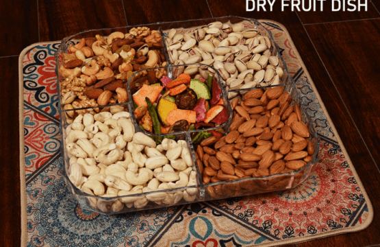 Blink 5-Compartment Dry Fruit & Nut Dish (Acrylic, Dishwasher Safe) Organize Your Snacks in Style - Image 2