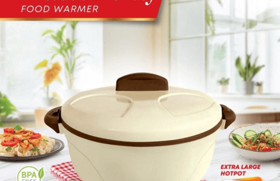 Chef Food Warmer - 4000ml | Stainless Steel Liner | Retains heat for 4 to 6 hours | Keeps Roti & Snacks Hot for Hours