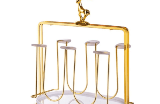 Cup Holder - Stylish Glass Rack for Organized Cup Drying and Storage -Add Elegance to Your Kitchen with the Luxury Elk Water Draining Cup Holder - Image 6