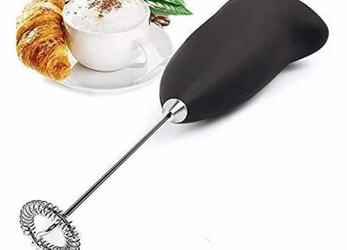 Stainless Steel Electric Whisk Mixer Handheld Milk Frother & Lassi Beater for Coffee, Shakes, and Baking