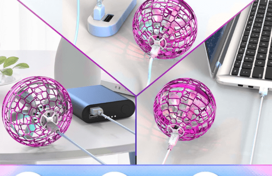 Flying Orb Ball Toy, Mini Drone Toys, UFO Magic Flying Ball Toy with Lights - Image 4