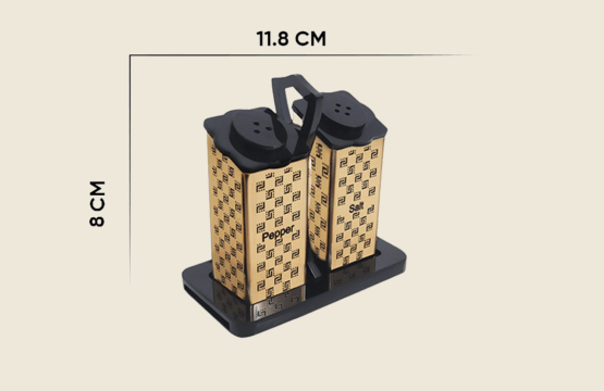 Salt & Pepper Dice Shaker Set - Multicolor Marvel for Your Table - Image 2