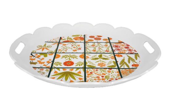 Urban Trends Round Serving Tray - Premium Quality Acrylic Serving Tray for Elegant Entertaining - Image 2