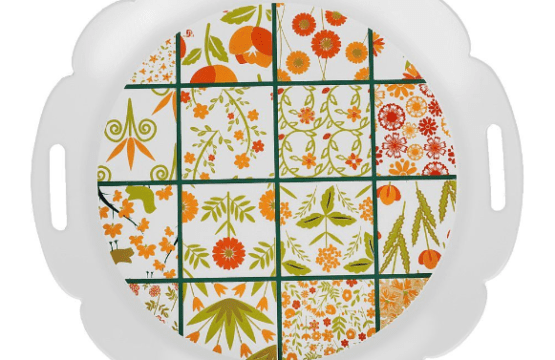 Urban Trends Round Serving Tray - Premium Quality Acrylic Serving Tray for Elegant Entertaining - Image 3