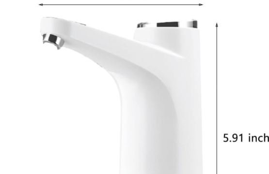 Smart USB Rechargeable Water Dispenser Pump - Intelligent Sensing, Automatic Pumping, and Portable Design for Hassle-Free Hydration