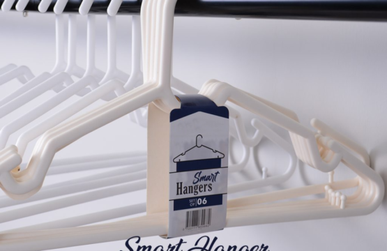 6 pcs Smart Hanger Set | Ultra-Slim Non-Slip Hangers with Notches - Image 2