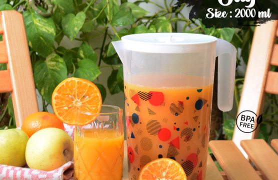 Treat Jug (2000 ml) - Large Handle-Equipped Plastic Pitcher for Water, Milk, Juice - Easy Pouring & Cleaning - Image 3